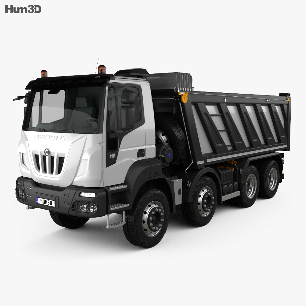 Astra HD9 (84-52) Dump Truck 4-axle 2016 3d model