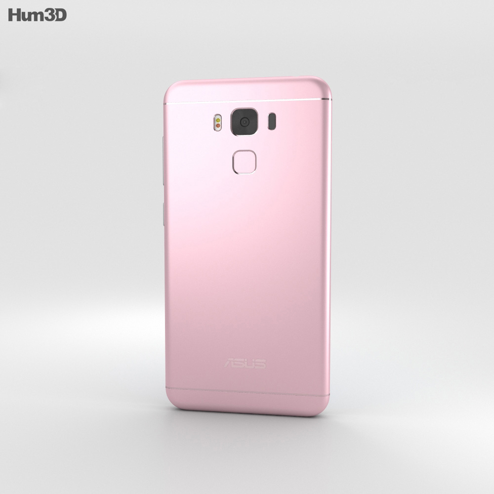 Asus Zenfone 3 Max (ZC553KL) Rose Pink 3D model - Hum3D