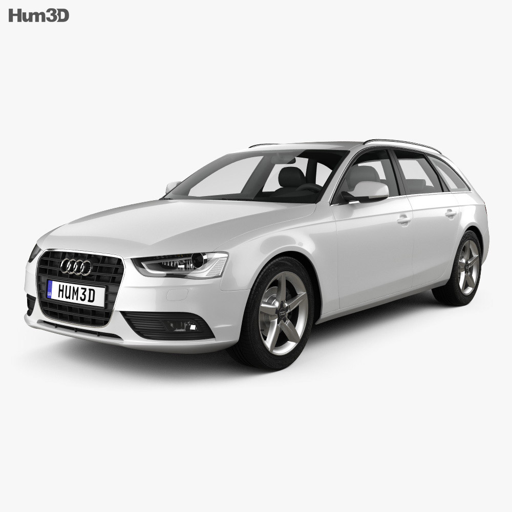Audi A4 Avant 2016 3D模型