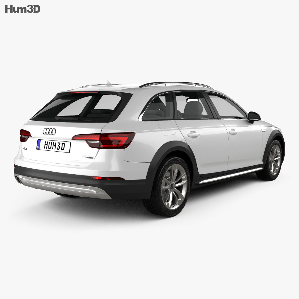 Audi A4 (B9) Allroad 2020 3d model back view