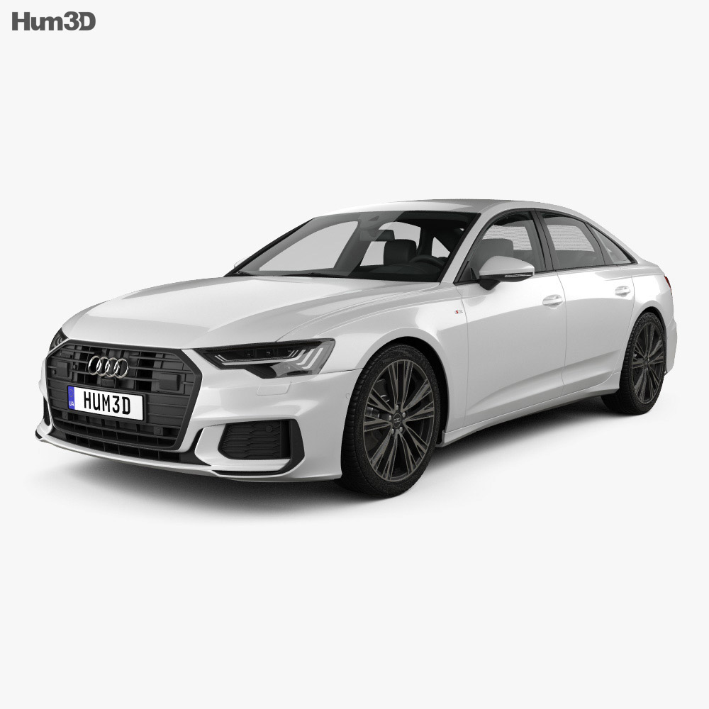 Audi A6 sedan S-Line 2021 3d model