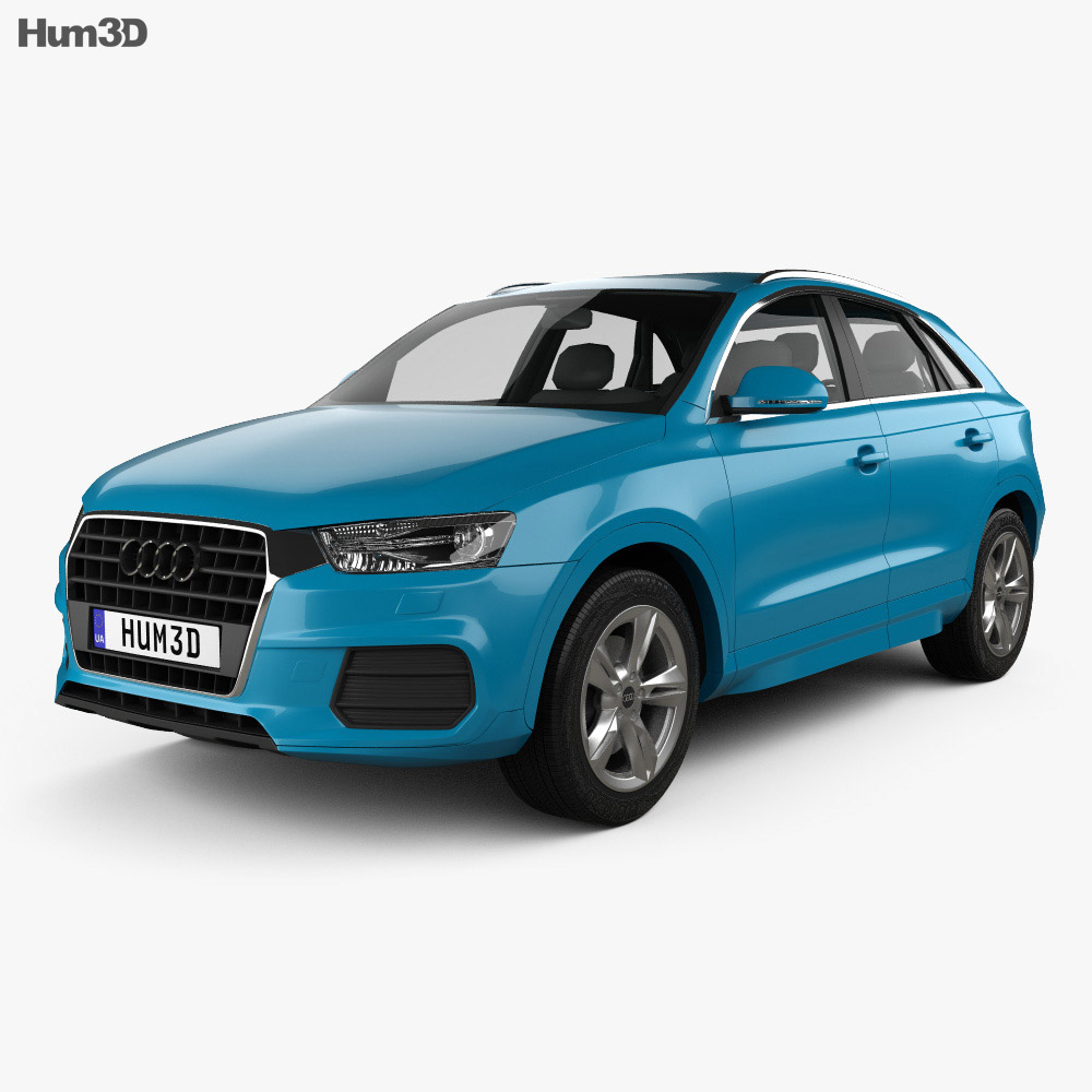 Audi Q3 2018 3D 모델 