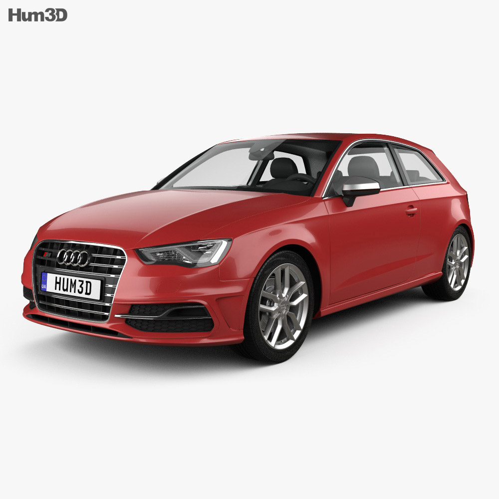 Acelerar Metro Inspiración Audi S3 3 puertas 2014 Modelo 3D - Vehículos on Hum3D