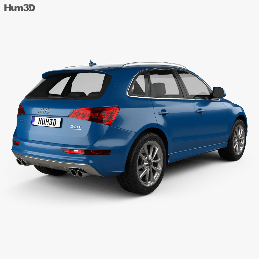 Audi SQ5 2016 3d model back view