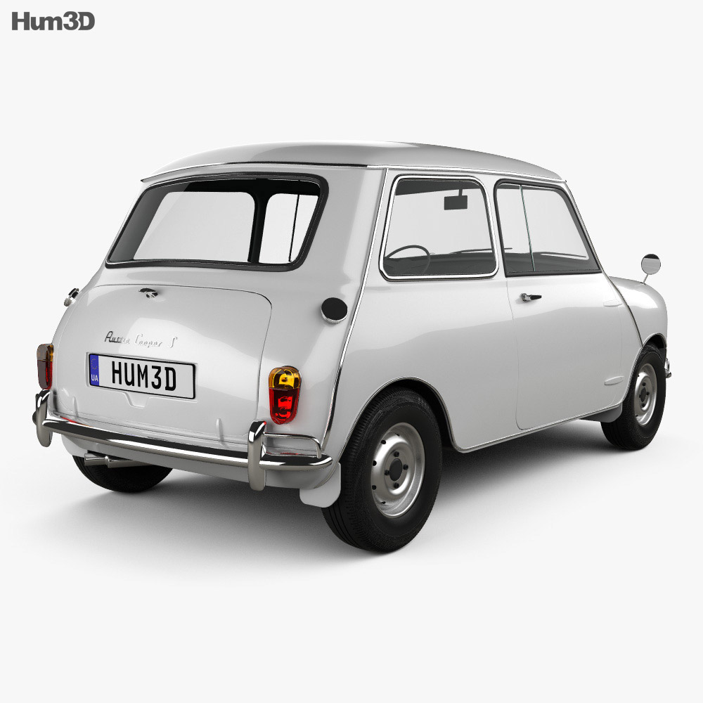 Austin Mini Cooper S 1964 3d Model Vehicles On Hum3d