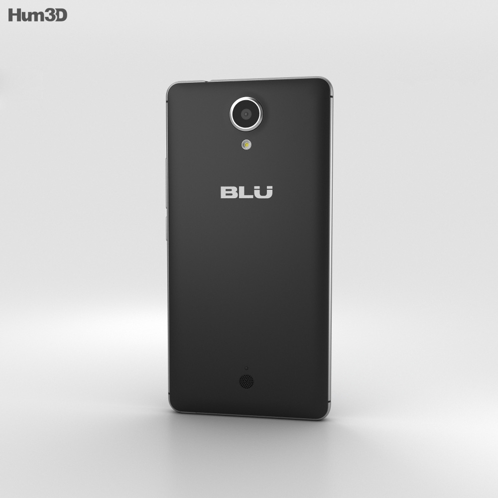 BLU R1 HD Midnight Black 3d model