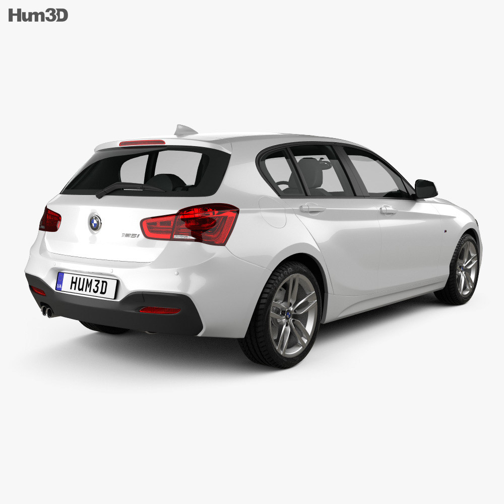 BMW 1 Series (F20) 5-door M Sport Package 2015 3D model ...