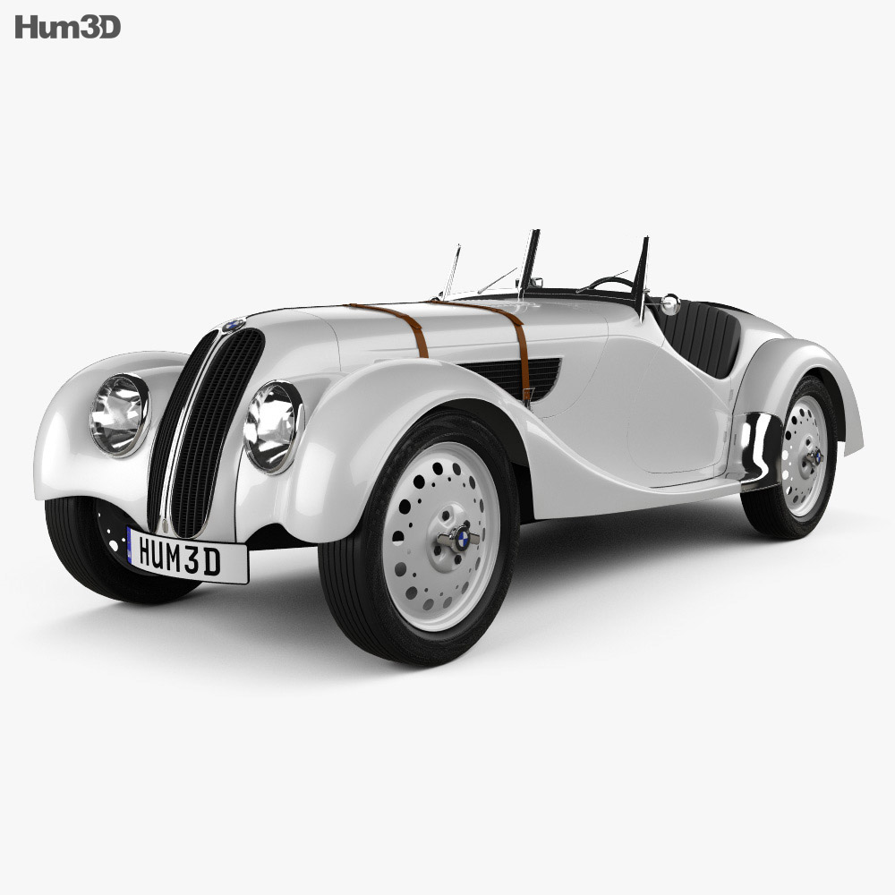 BMW 328 1936 3D model - Hum3D