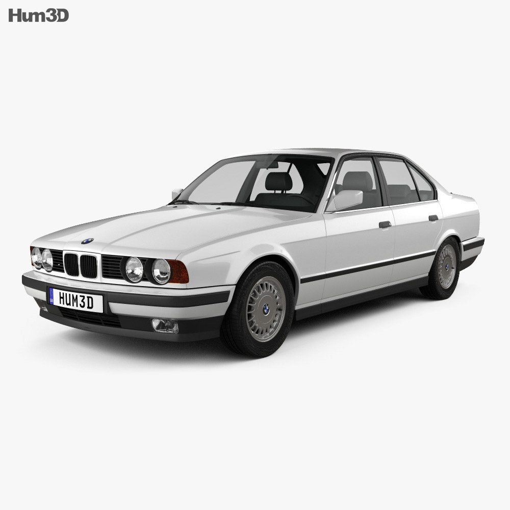 Bmw e34 3d model