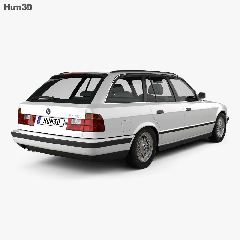 Bmw e34 3d model