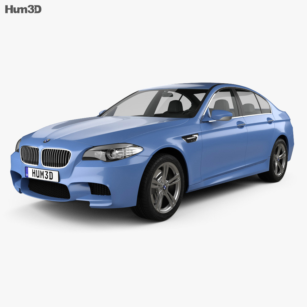 BMW M5 sedan (F10) 2012 3D model - Vehicles on Hum3D