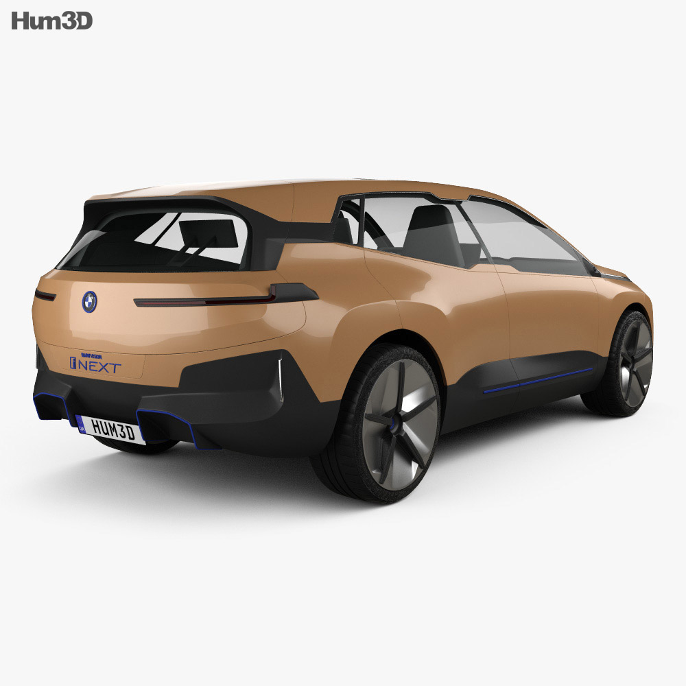 BMW Vision iNEXT 2018 3D model - Vehicles on Hum3D