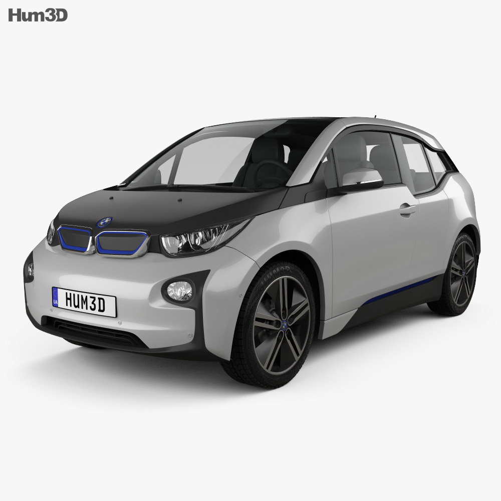 BMW i3 2014 3D model - Vehicles on Hum3D