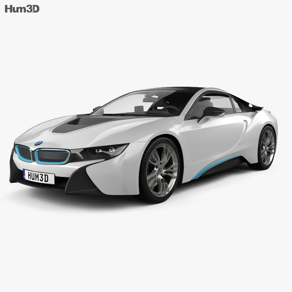 BMW i8 2014 3D model - Hum3D