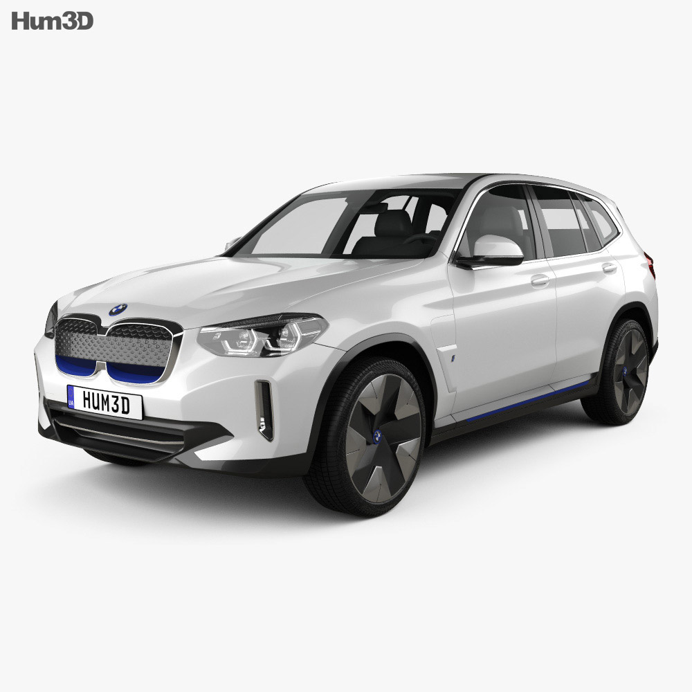 BMW iX3 2018 3D model - Vehicles on Hum3D