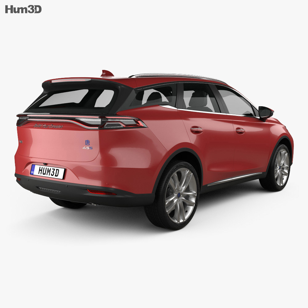 2019 BYD Tang 3d model. 2019 BYD Tang Gravel 3d model.