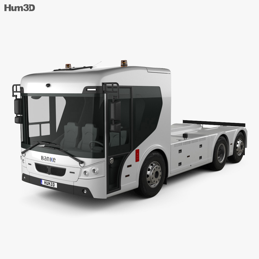Banke ERCV27 Camion Châssis 2018 Modèle 3d