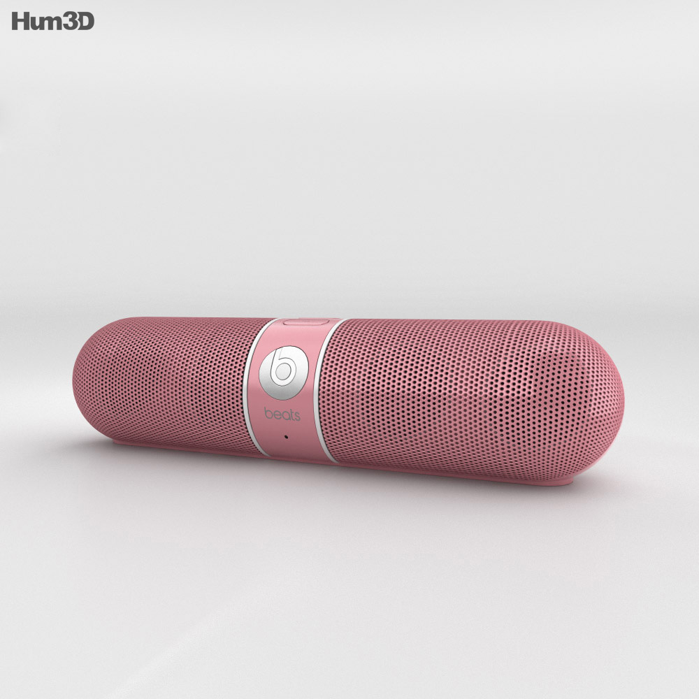 Beats Pill 2.0 Wireless Speaker Nicki Pink 3d model