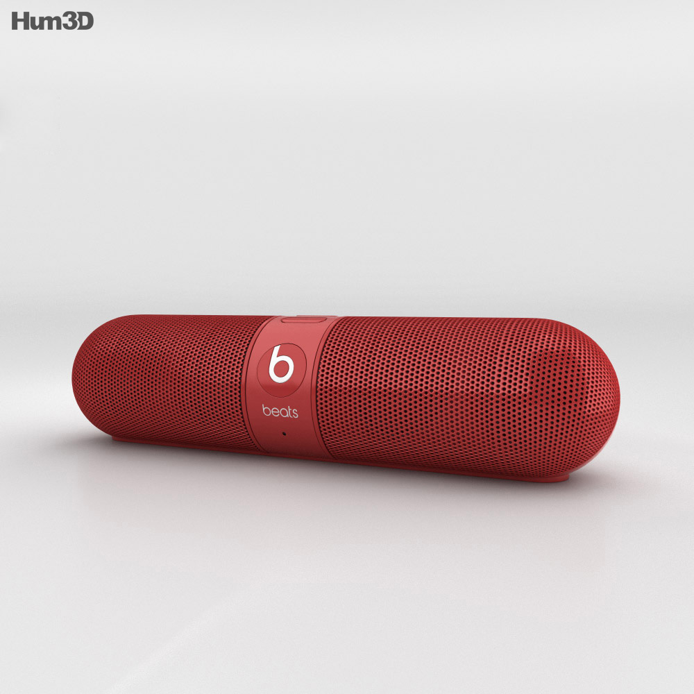 beats pill red