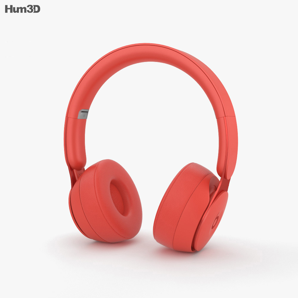 Rouwen schandaal Tranen Beats Solo Pro Red 3D model - Electronics on Hum3D