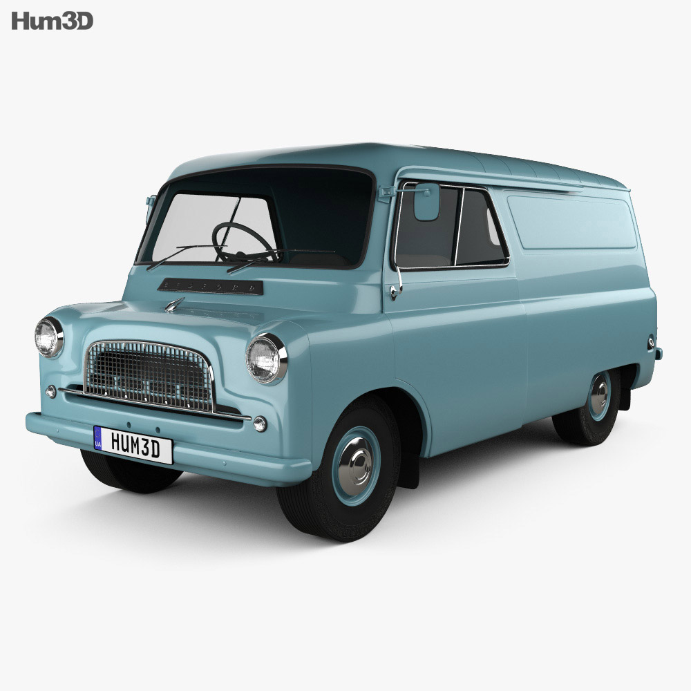 Bedford CA Panel Van 1965 3D модель