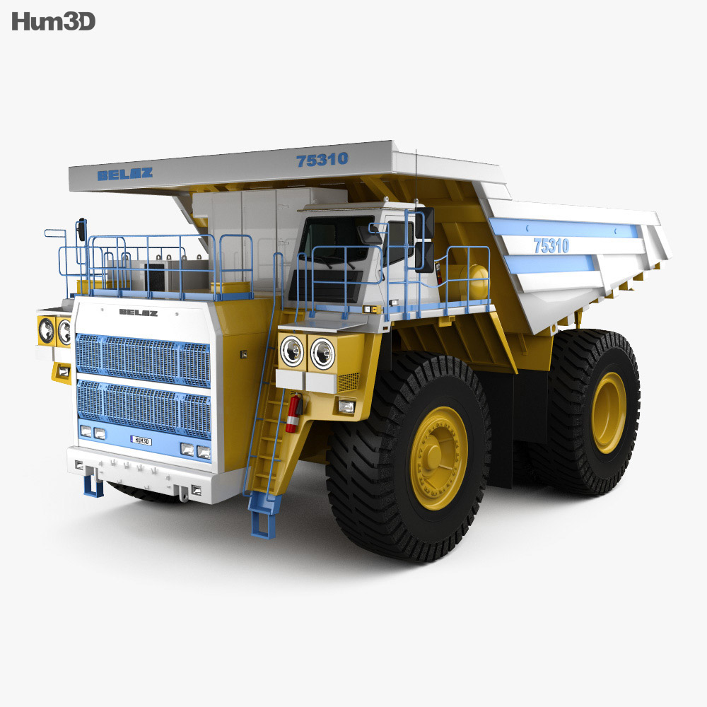 BelAZ 75310 自卸车 2016 3D模型