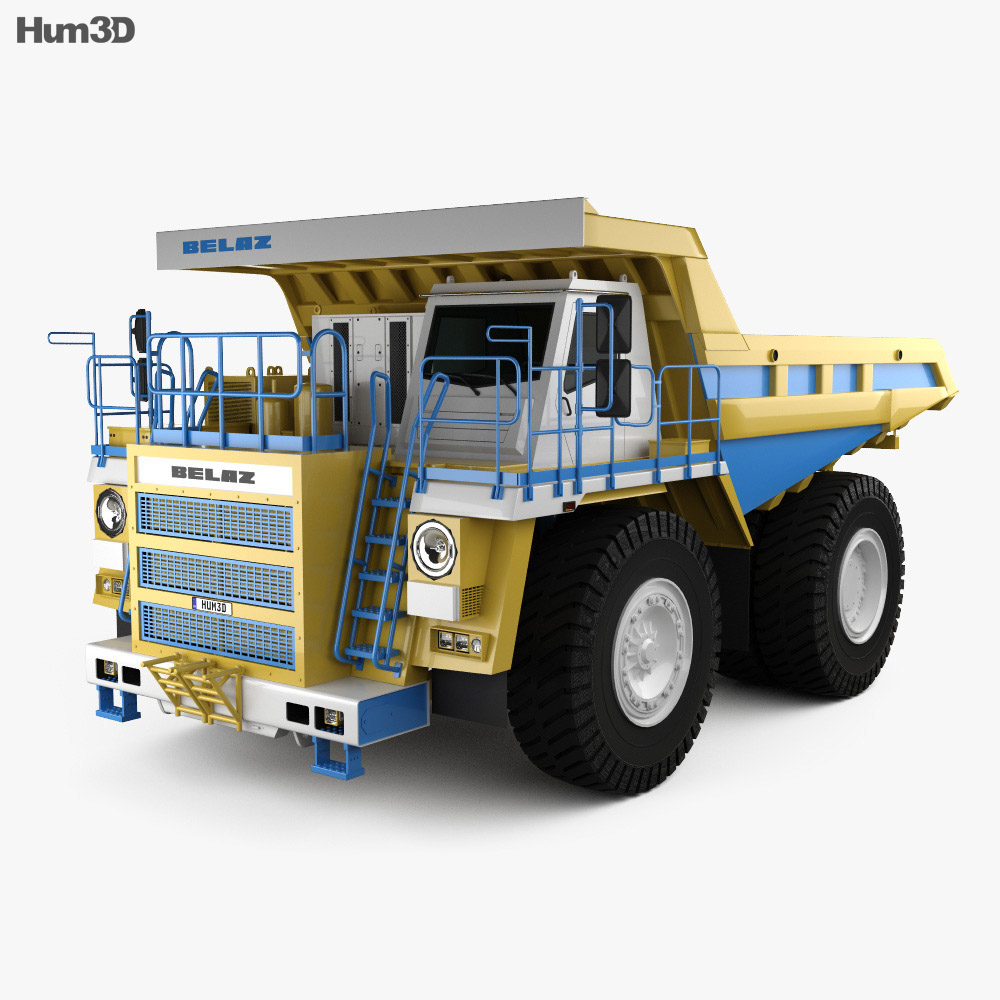 BelAZ 75581 ダンプトラック 2012 3Dモデル