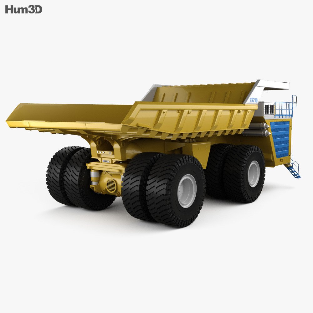 BelAZ 75710 Dump Truck 2013 3D Model - Vehicles On Hum3D