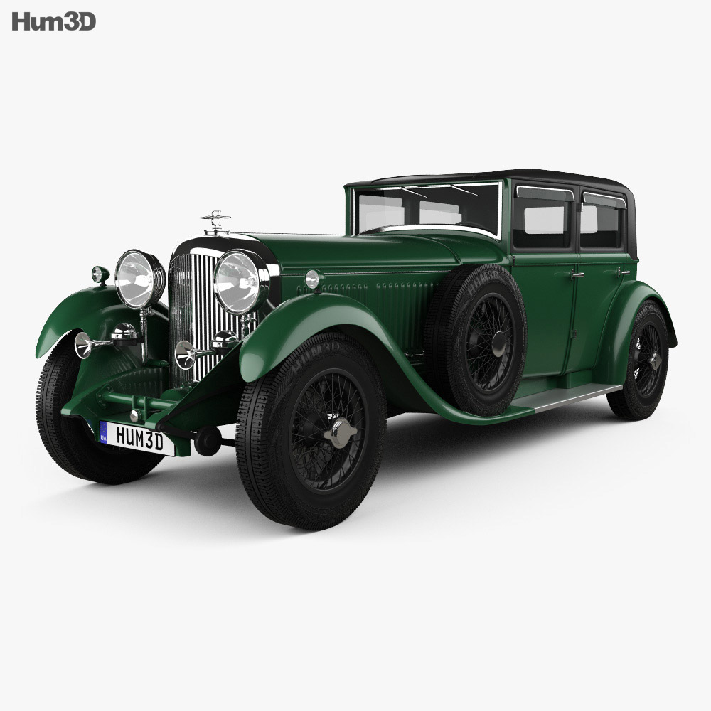 Bentley 8 Litre 1930 3D-Modell