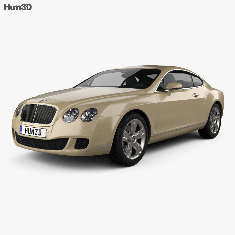Bentley Continental GT 2012 3D-Modell