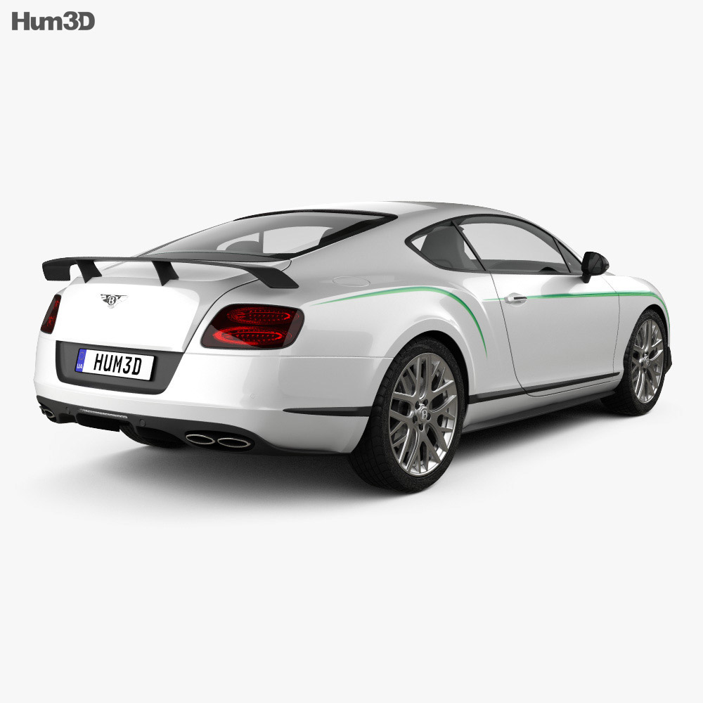 Bentley Continental GT3-R 2018 3D модель back view