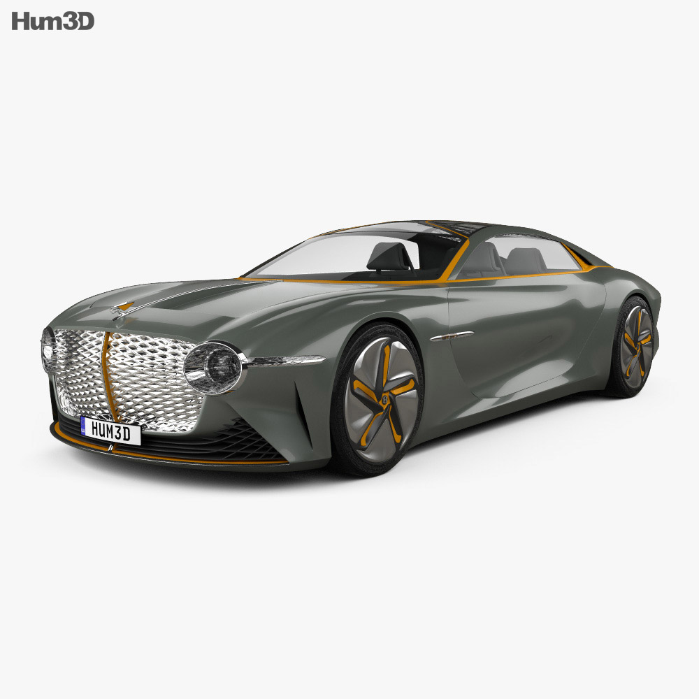 Bentley EXP 100 2020 3d model