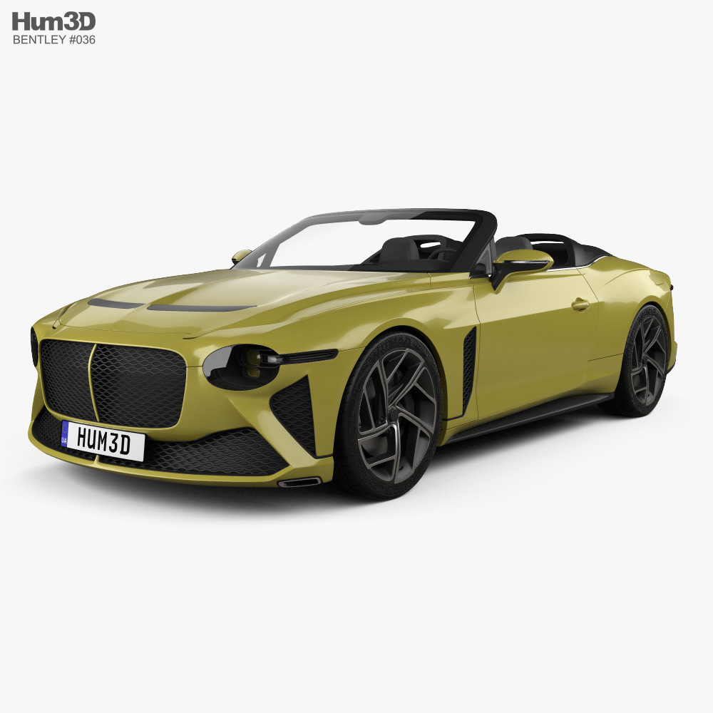 Bentley Mulliner Bacalar 2022 Modelo 3D