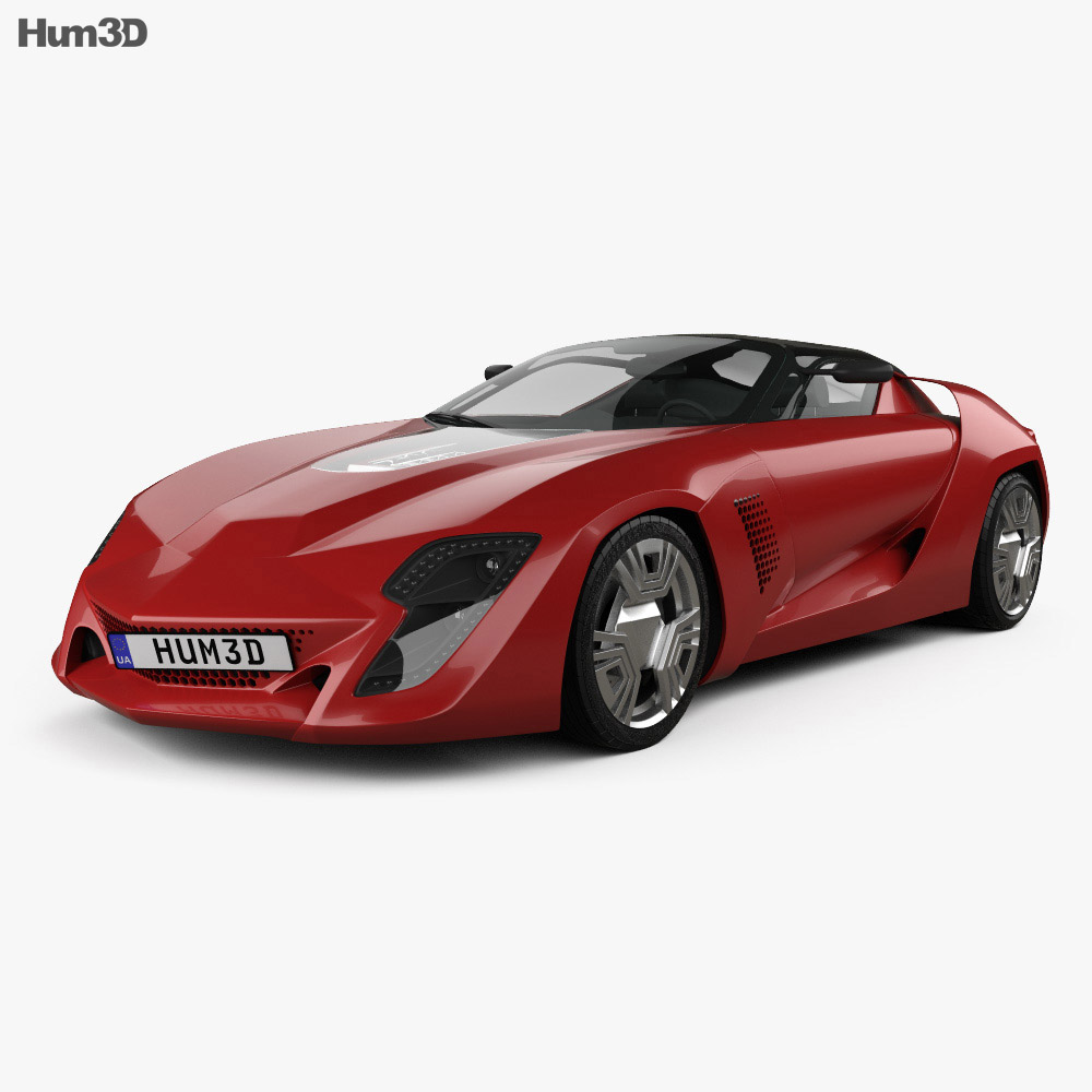 Bertone Mantide 2009 3D-Modell
