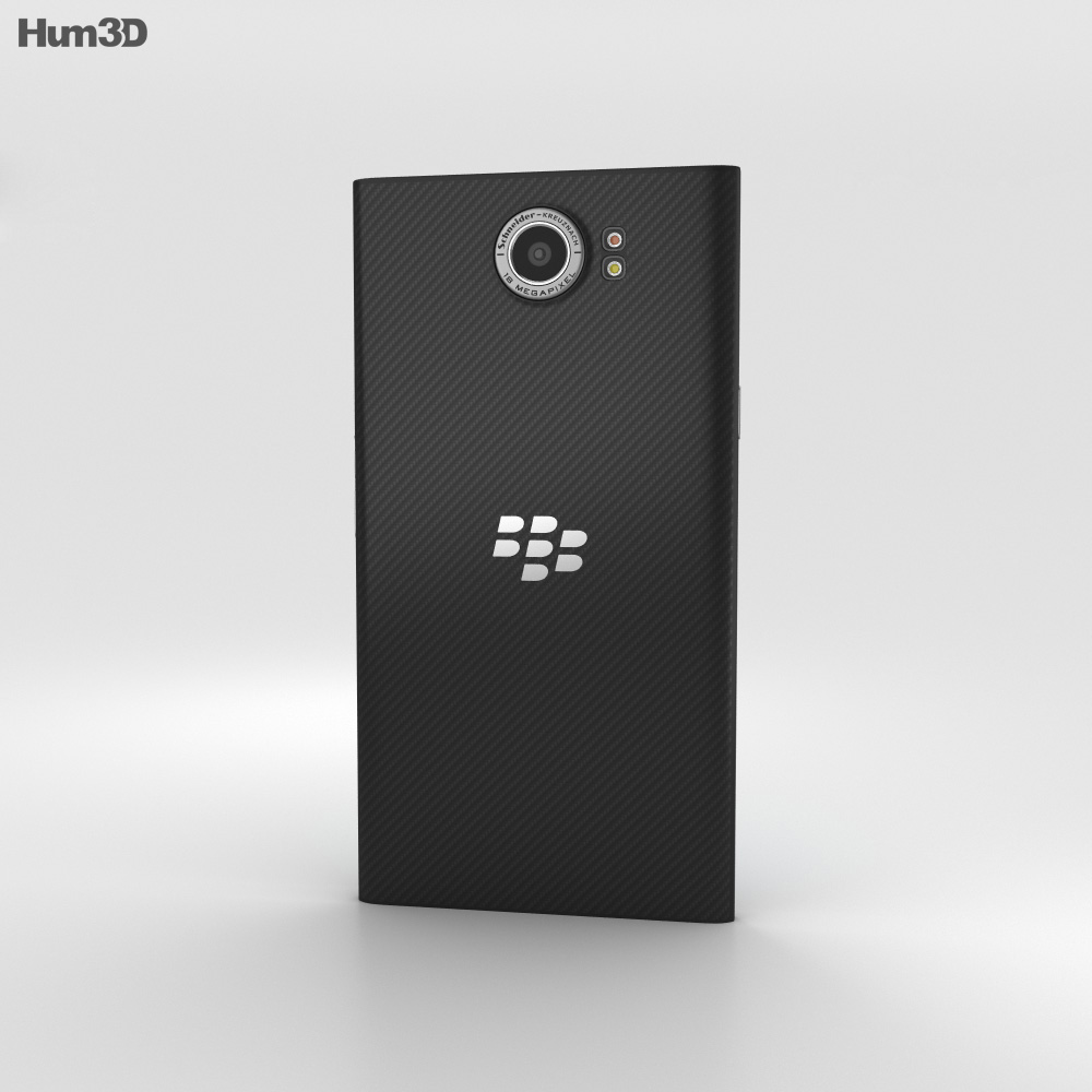 BlackBerry Priv Black 3d model