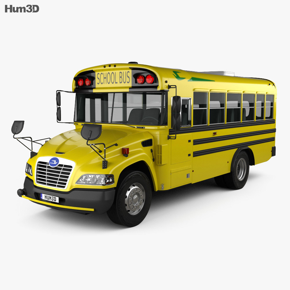 Blue Bird Vision School Bus L1 2015 3D model - Vehicles on Hum3D