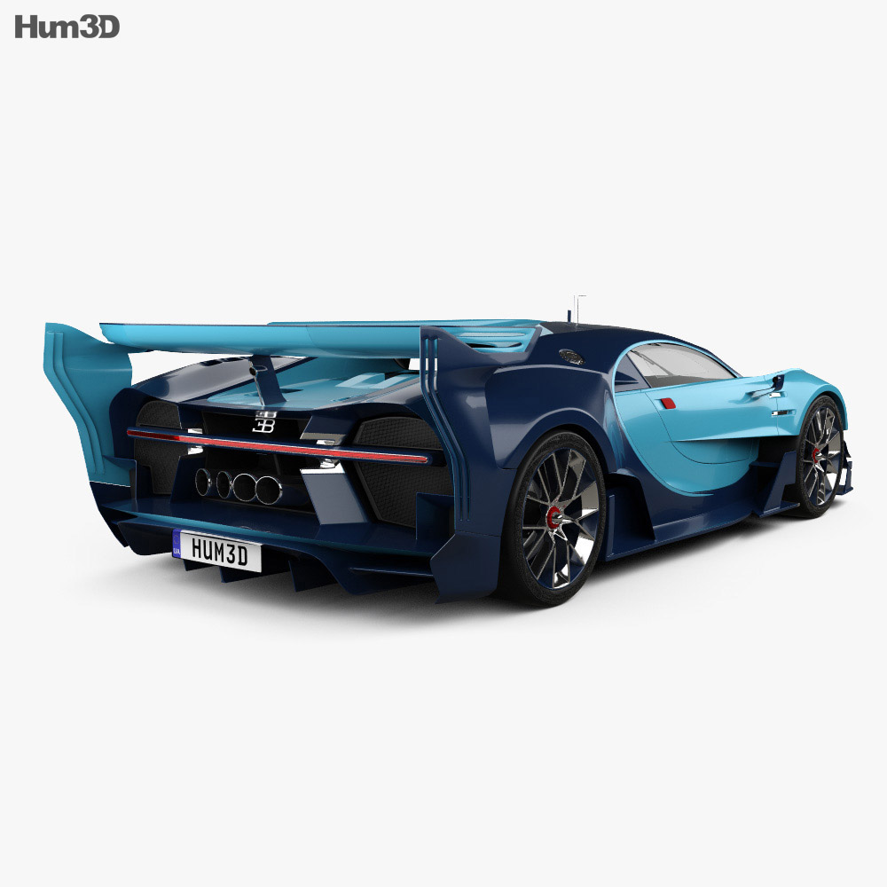 Bugatti Vision Gran Turismo 15 3d Model Vehicles On Hum3d