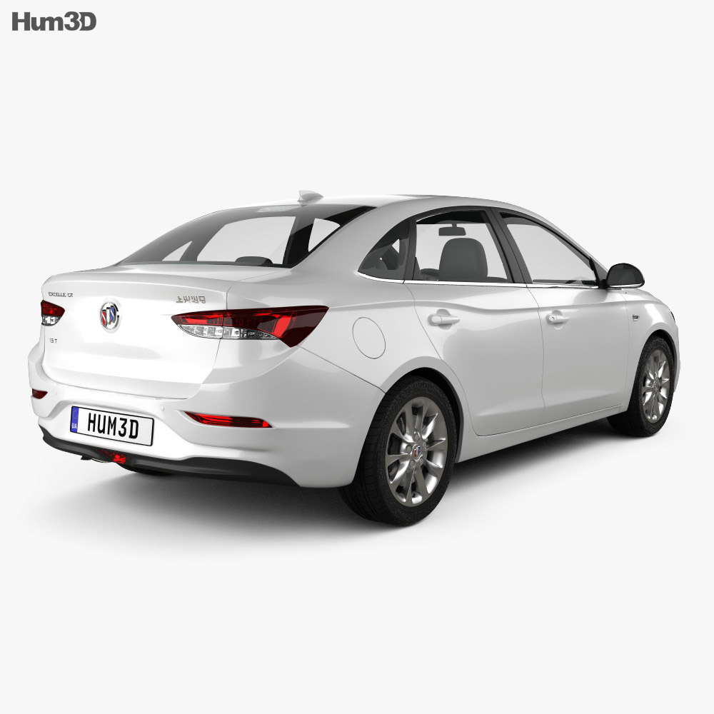 Buick Excelle GT 2020 3D model - Vehicles on Hum3D