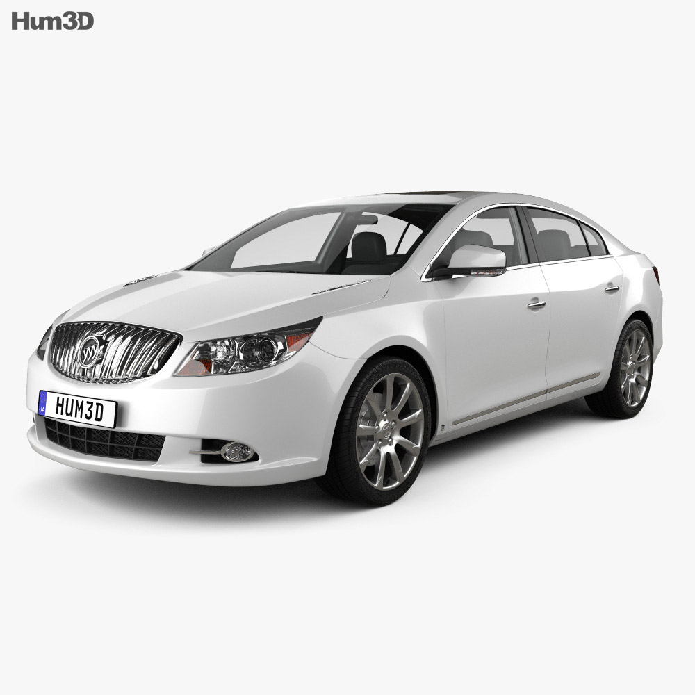Buick LaCrosse (Alpheon) with HQ interior 2013 3d model