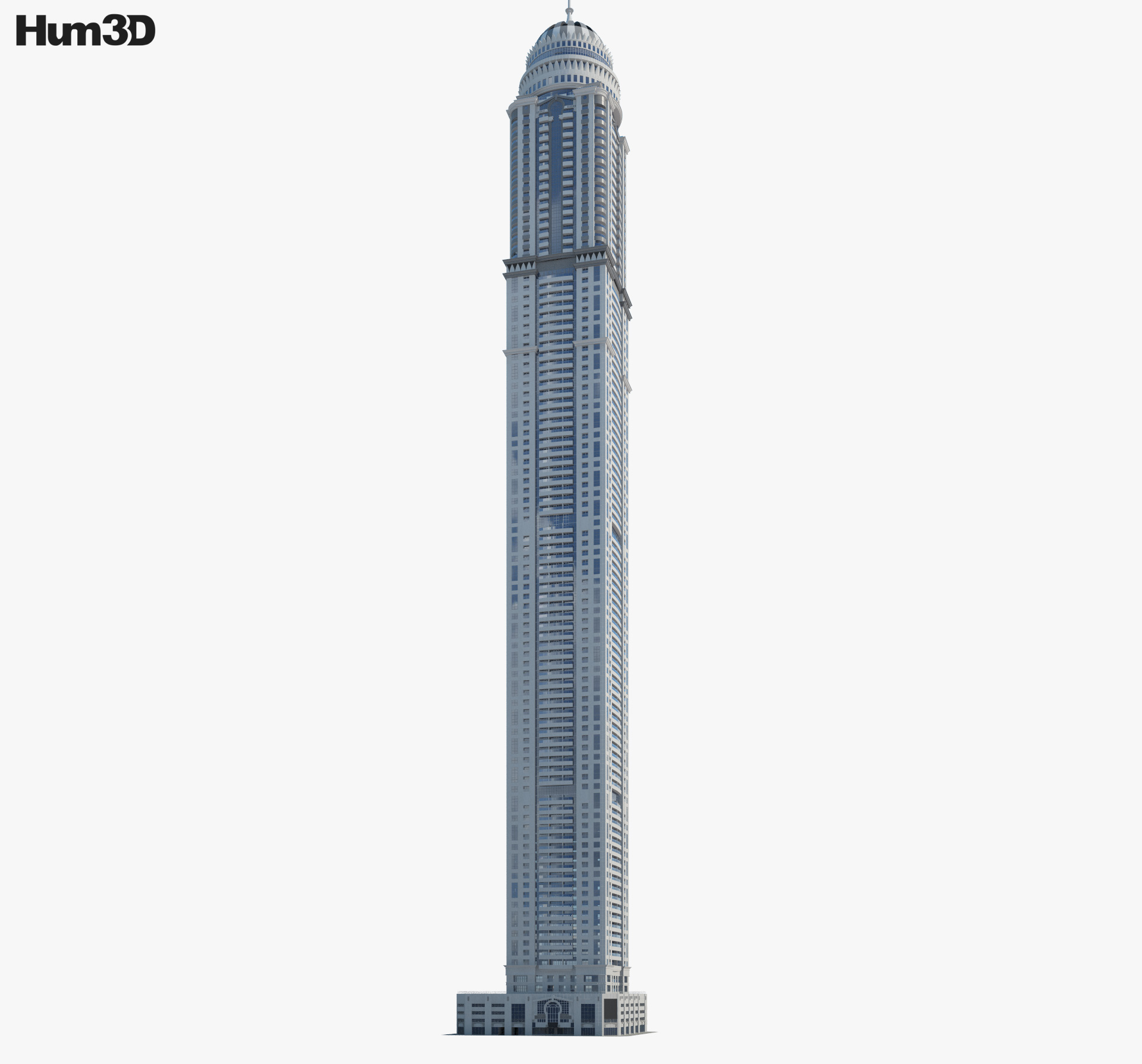 Princess Tower Modello 3D