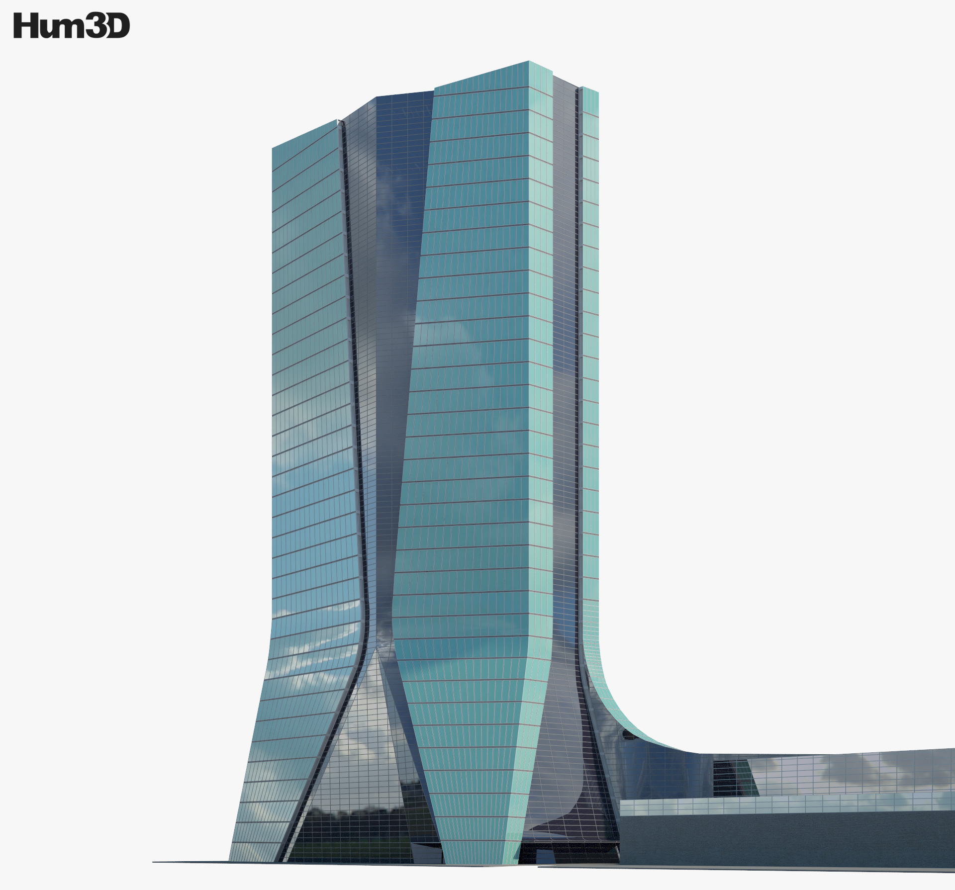 CMA CGM Tower 3d model