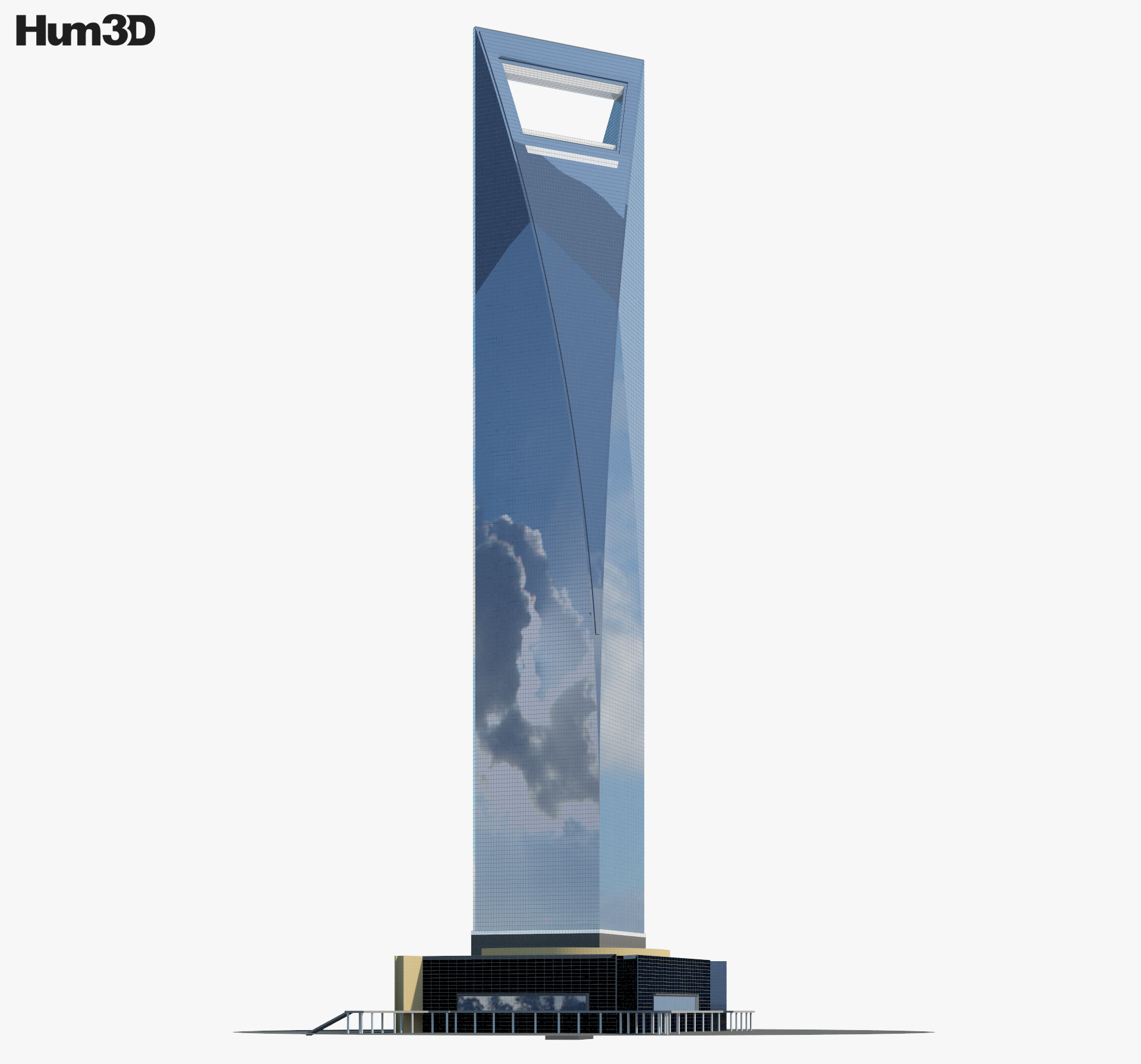 Shanghai World Financial Center 3d model