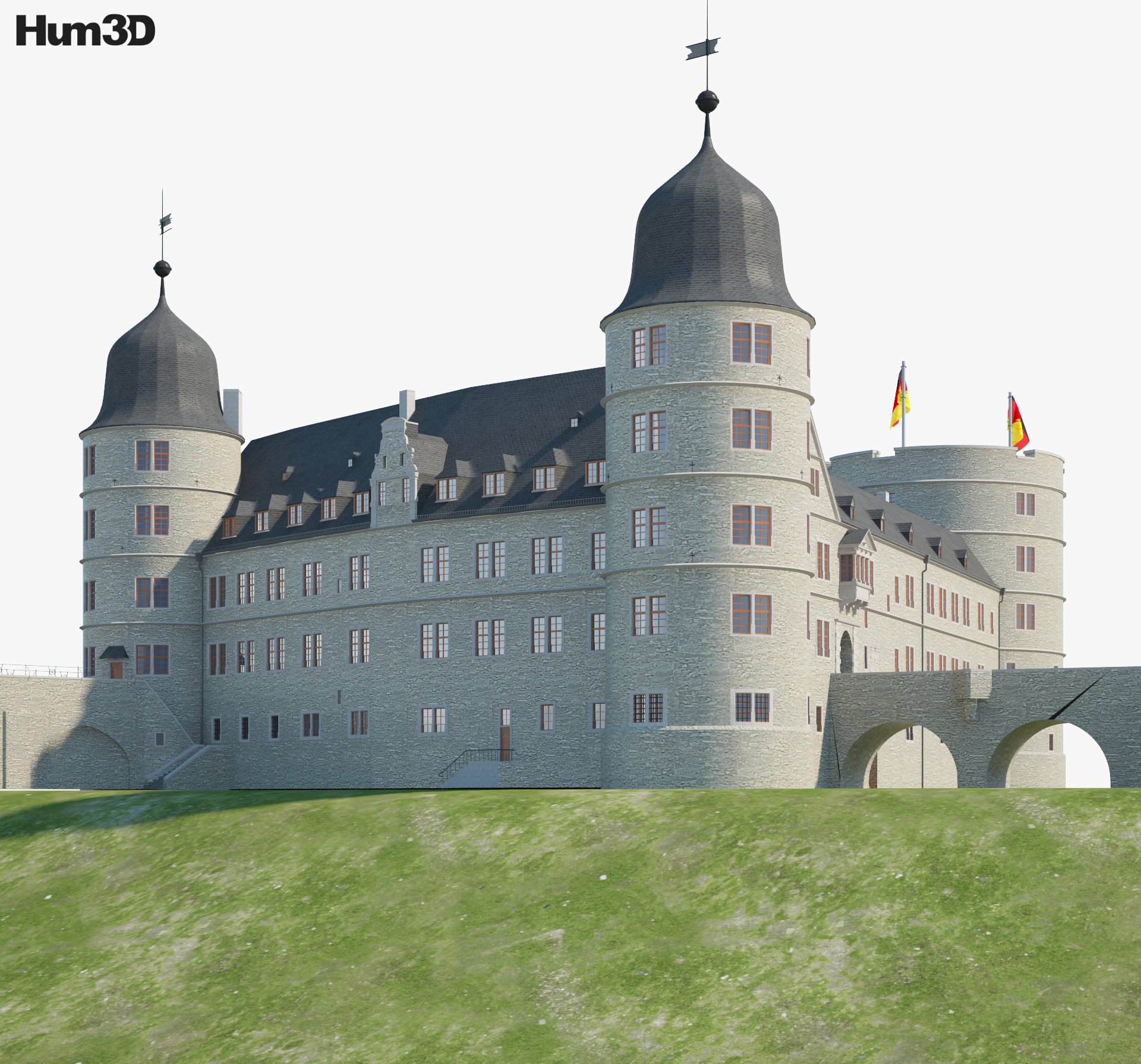 Wewelsburg Castle 3d model