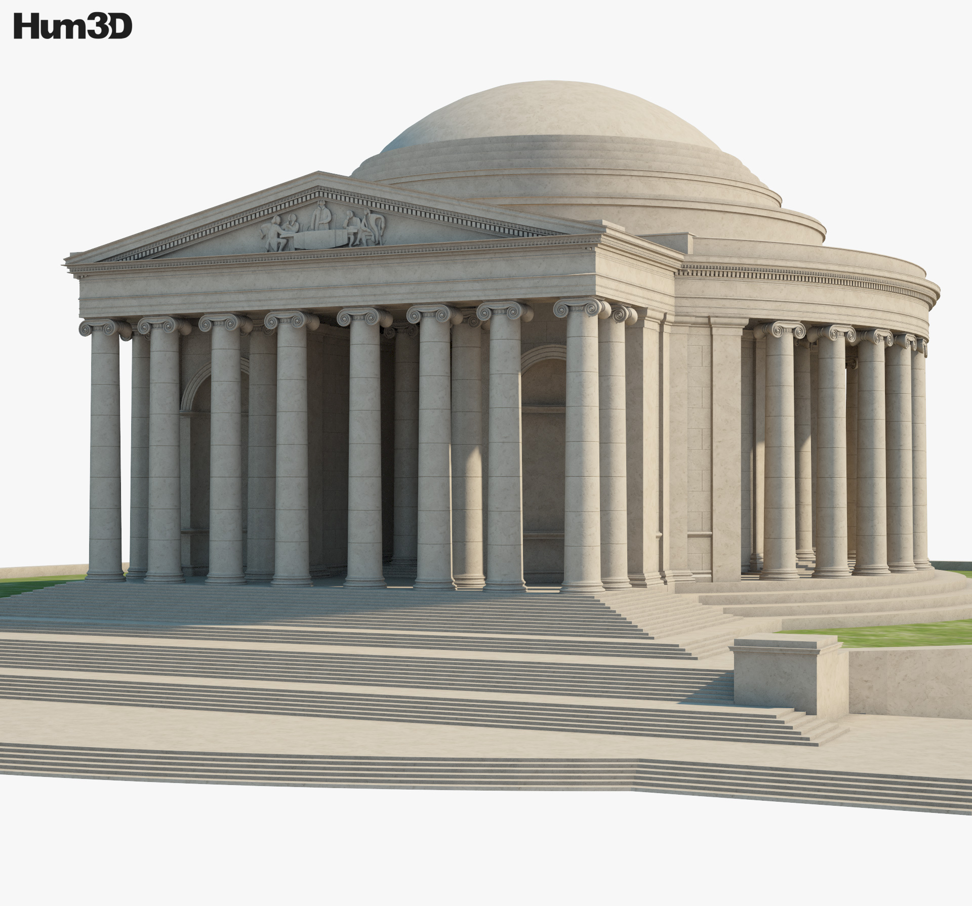 Thomas Jefferson Memorial 3d model