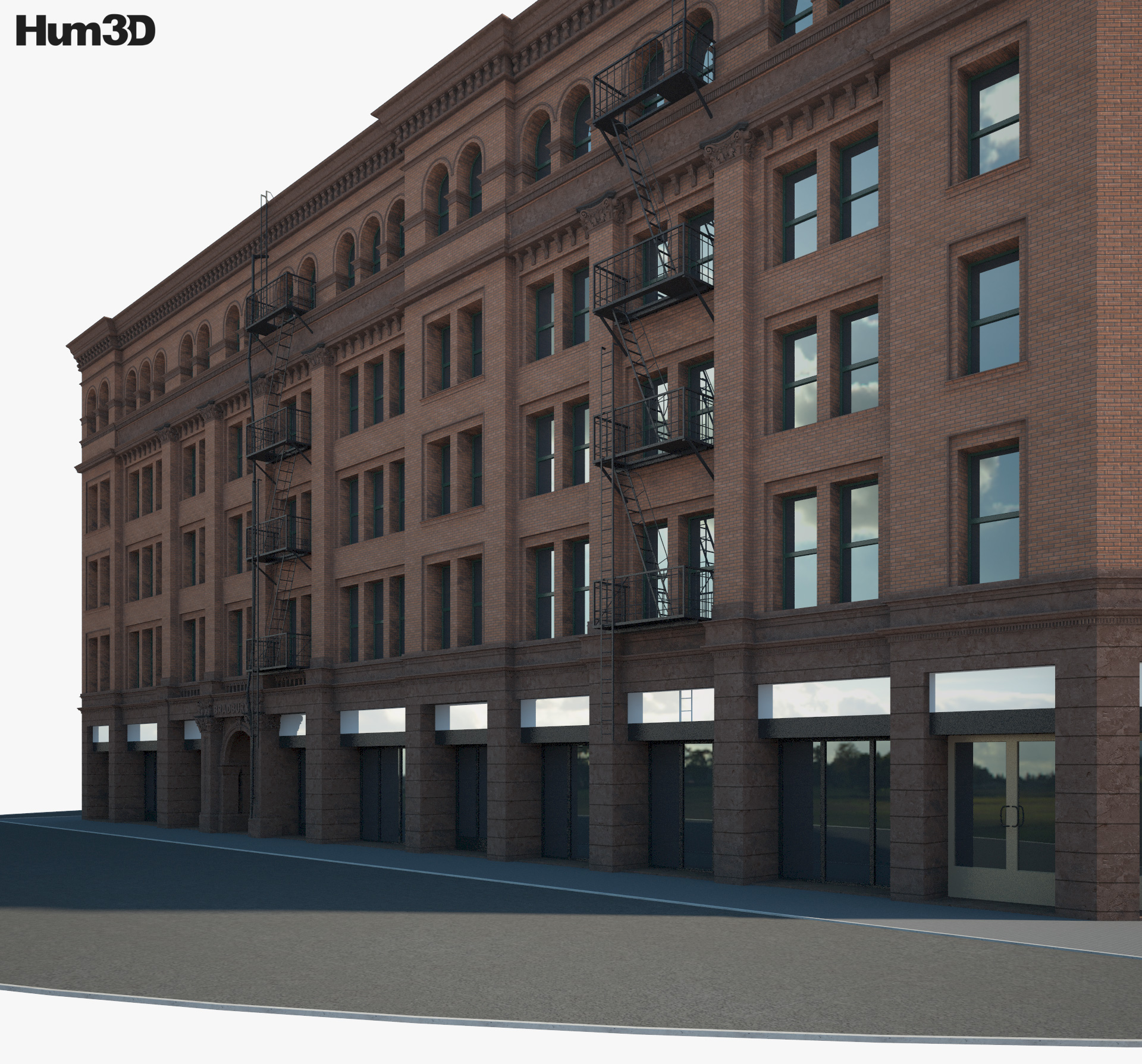 Bradbury Building 3D-Modell