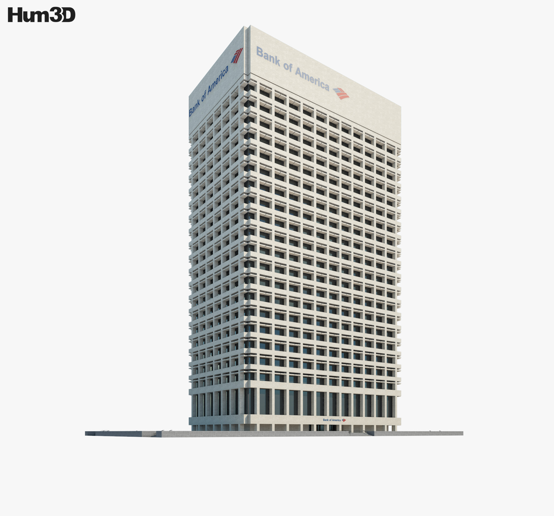 Bank of America Center Norfolk 3d model