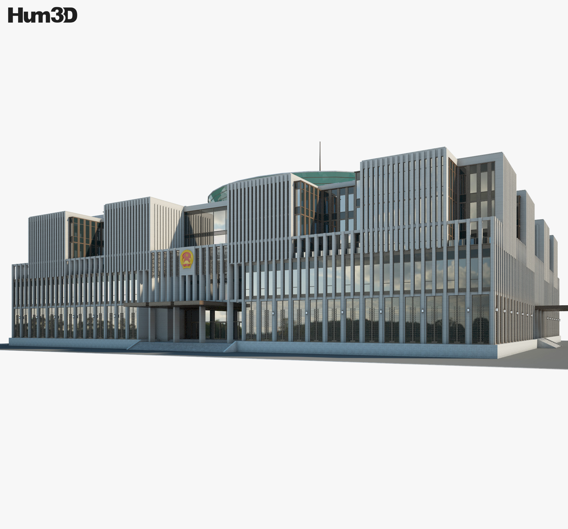 National Assembly of Vietnam Building 3d model
