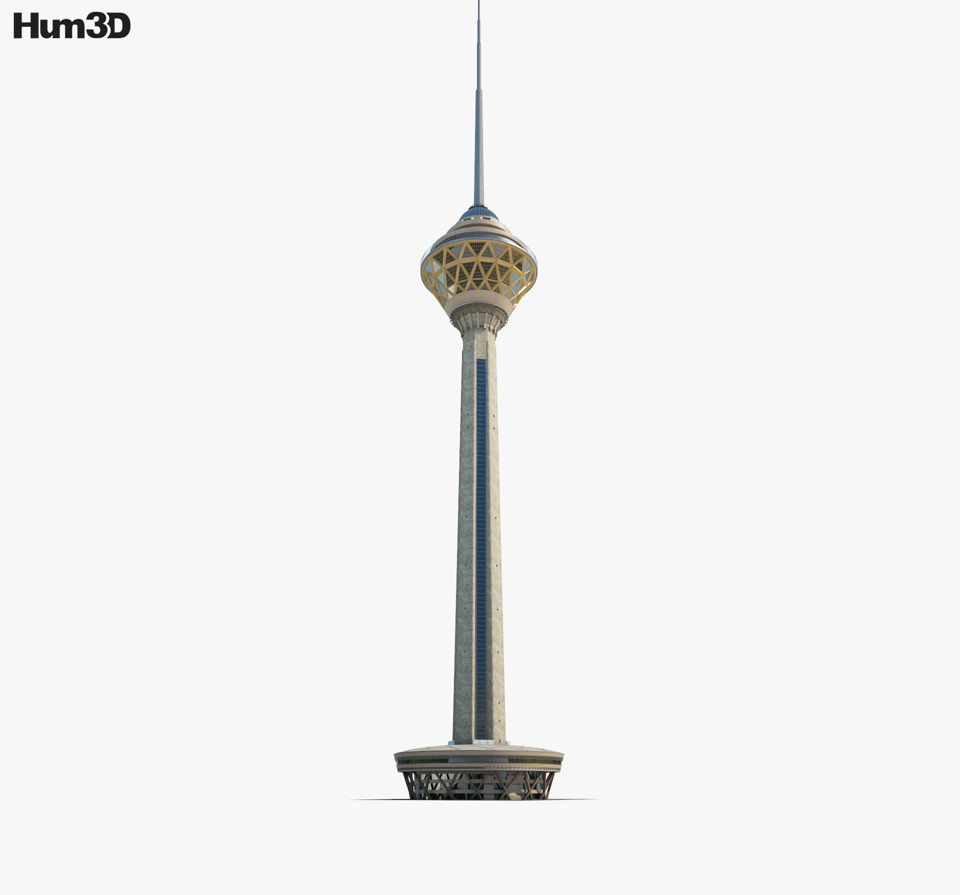 Milad Tower 3d model