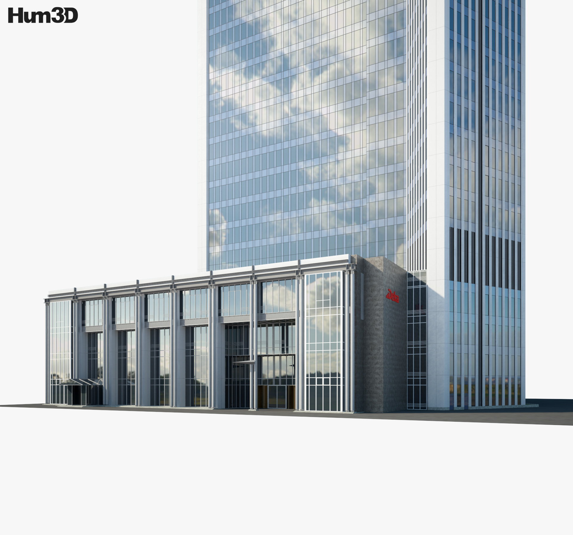 Frankfurts Trianon building 3d model