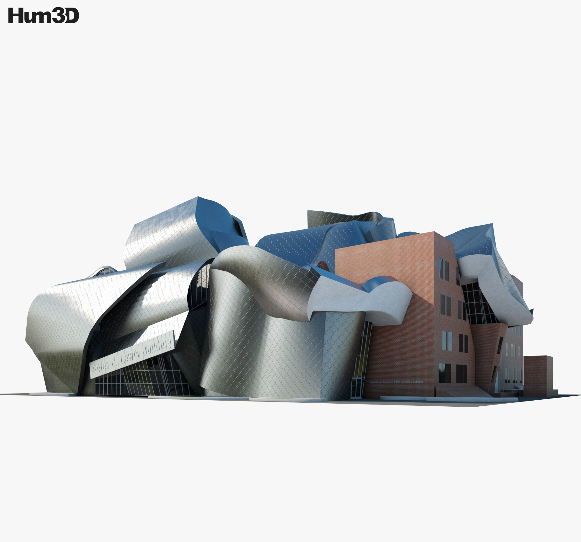 Peter B Lewis Building 3d Model Architecture On Hum3d